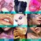 Gold Body & Face Glitter Gel – Chunky Holographic Glitter for Hair, Nails & Festival Makeup | Music Festival, Mardi Gras, Concert & Party Accessories for Women & Kids (gold body glitter)